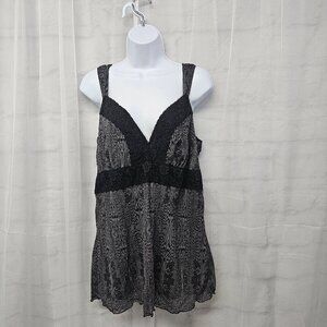 Vintage Avenue Tank Babydoll Y2K Mesh Goth Grunge Whimsigoth Fairy 18/20